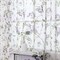 Floral Sheer Curtains – Purple Cherry Blossom & Butterfly Print, 54x84", Set of 2 (Purple)